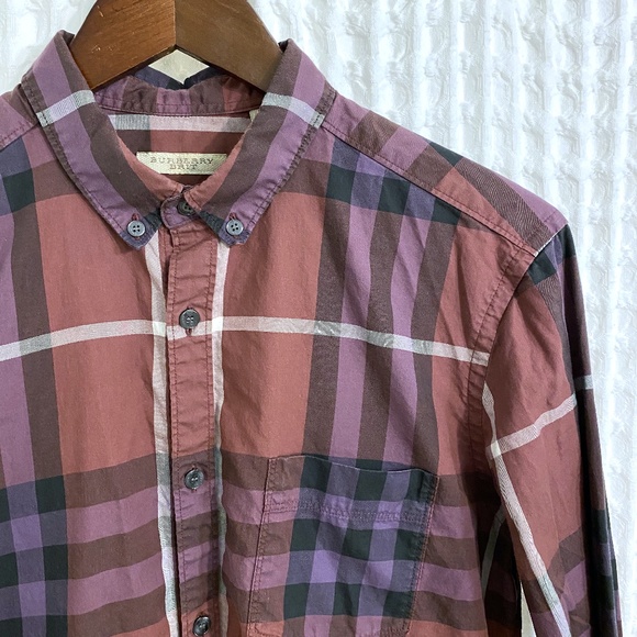 Burberry Check Cotton Poplin Shirt